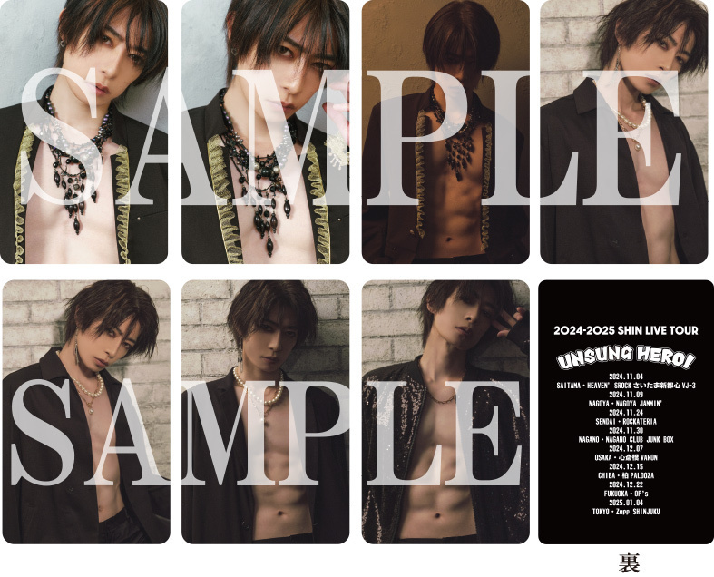 LIVE TOUR＞SHIN LIVE TOUR UNSUNG HERO NEW GOODS！ | SHIN OFFICIAL